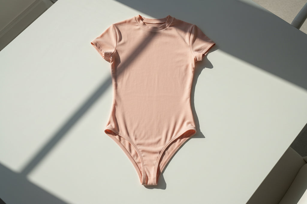 Zypo Sculpt Basic Casual Short-sleeved Round Neck Bodysuit